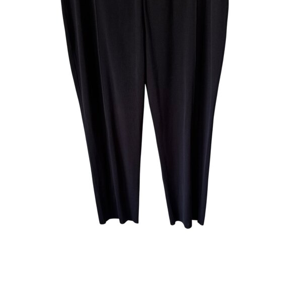 Misook Knit Pull On Straight Leg Knit Pant 3X Stretch Flat Front Seam Detail - Picture 6 of 16